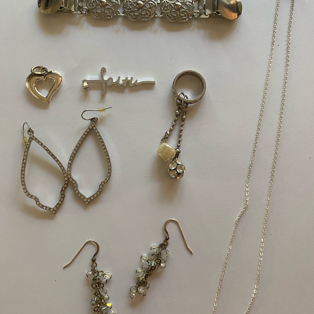 Silver Plated Jewelry Bundle